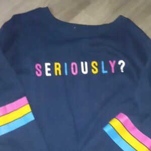 Plus Size Pride, Navy Blue Sweatshirt